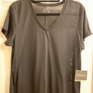Eddie Bauer Resolution Short Sleeve V-neck Tee